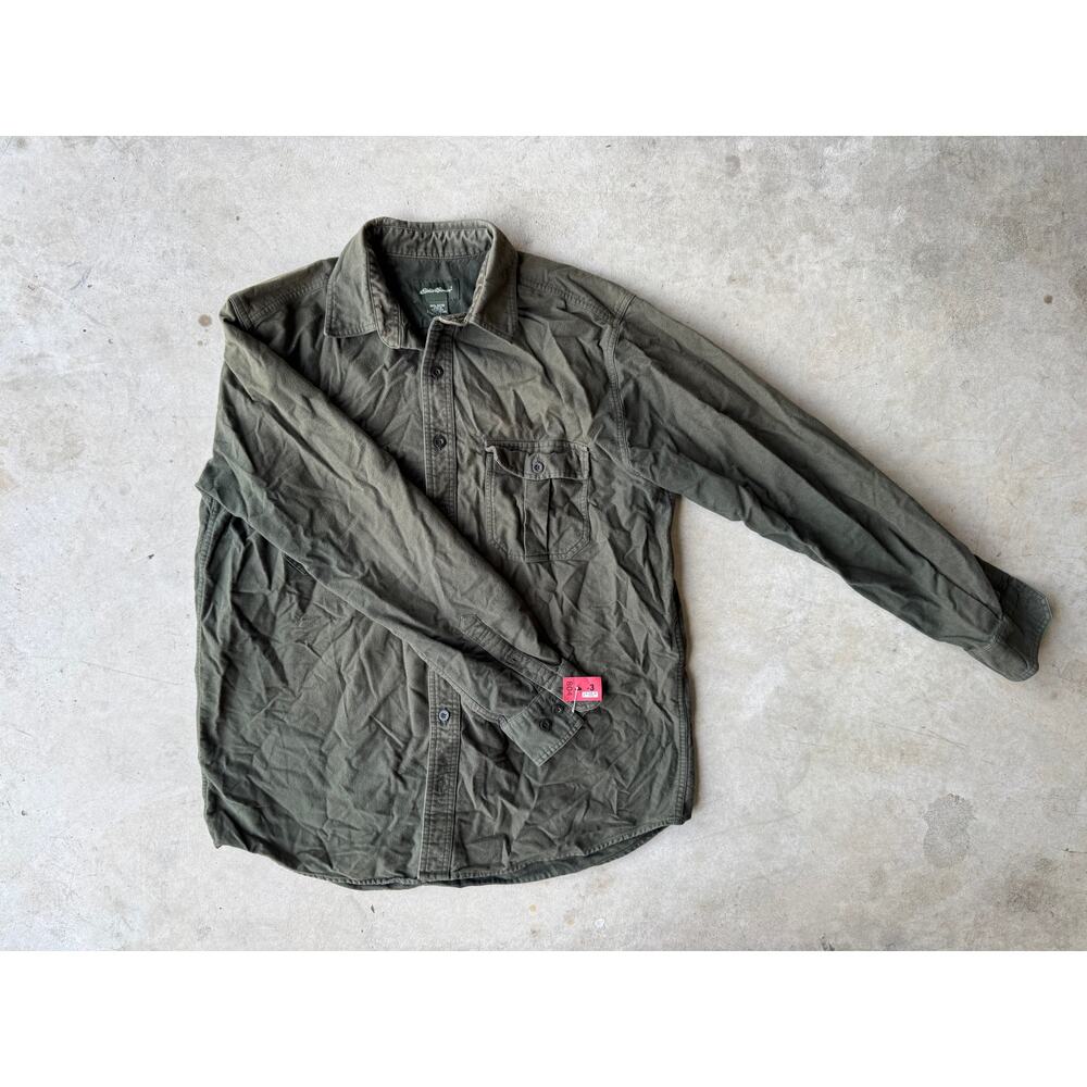 Eddie Bauer Heavyweight Button-Up Shirt (L Tall)